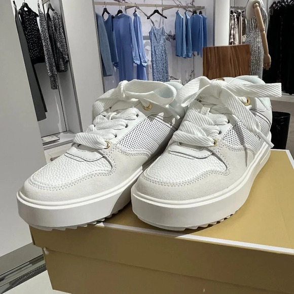 Rumi Leather Platform Sneaker SIZE 7 - Picture 1 of 9